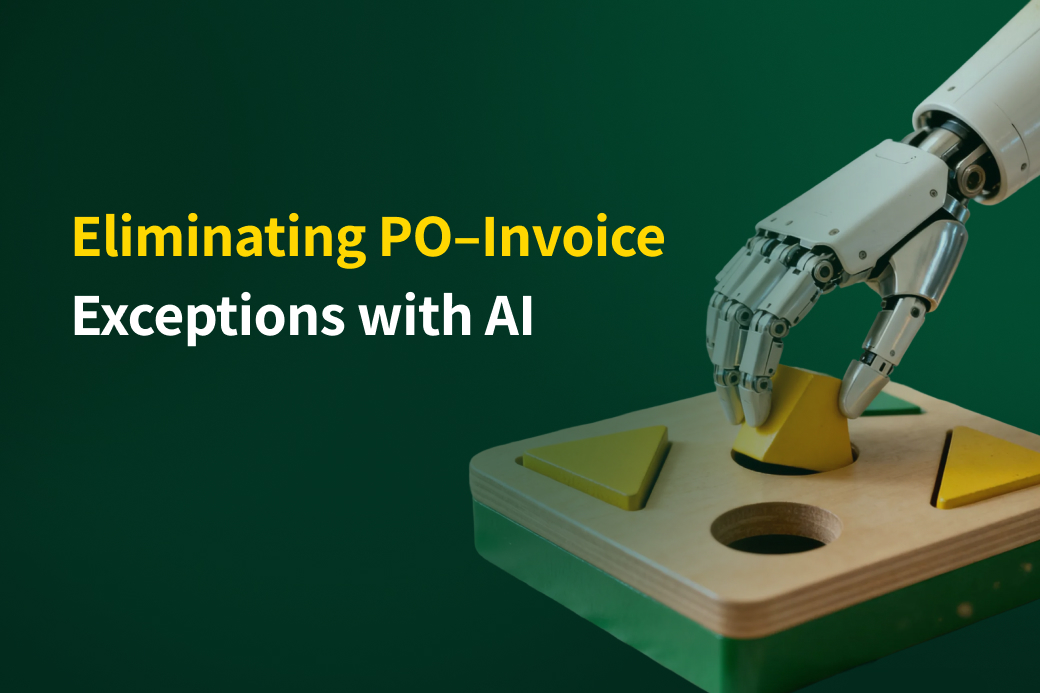 Eliminating PO–Invoice Exceptions with AI